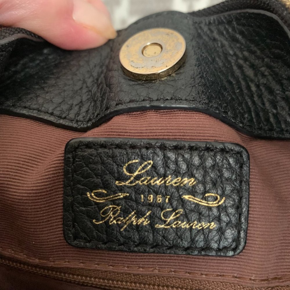 Ralph Lauren  Leather Hobo Shoulder Bag - Picture 11 of 16